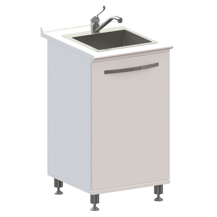 Тумба медицинская М1 на хром.ножках ЛЮКС(500х500х880)  купить