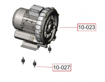 Вихревая воздуходувка DHB 210A D40 (10-023) для медицинской мебели ТПК «Виталия»